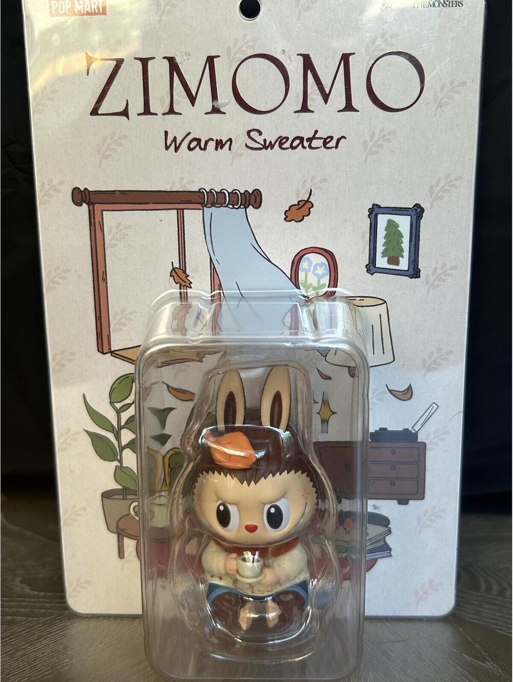 Zimomo Warm Sweater figure Pop Mart NEW labubu - Picture 2 of 7
